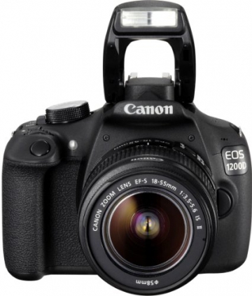 Canon EOS 1200D SLR-Digitalkamera (18 Megapixel APS-C CMOS-Sensor, 7,5 cm (3 Zoll) LCD-Display, Full HD) nur Gehäuse schwarz - 2