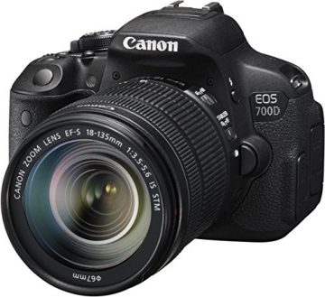 Canon EOS 700D SLR-Digitalkamera (18 Megapixel, 7,6 cm (3 Zoll) Touchscreen, Full HD, Live-View) Kit inkl. EF-S 18-135mm 1:3,5-5,6 IS STM - 3