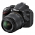 Nikon D3200 SLR-Digitalkamera (24 Megapixel, 7,4 cm (2,9 Zoll) Display, Live View, Full-HD) Kit inkl. AF-S DX 18-55 VR Objektiv schwarz - 1