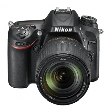 Nikon D7200 (24 Megapixel, 8 cm (3,2 Zoll) LCD-Display, Wi-Fi, NFC, Full-HD-Video) Kit inkl. AF-S DX Nikkor 18-140 mm 1:3,5-5,6G ED VR Objektiv - 3