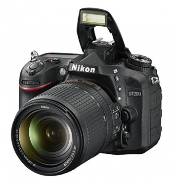 Nikon D7200 (24 Megapixel, 8 cm (3,2 Zoll) LCD-Display, Wi-Fi, NFC, Full-HD-Video) Kit inkl. AF-S DX Nikkor 18-140 mm 1:3,5-5,6G ED VR Objektiv - 7