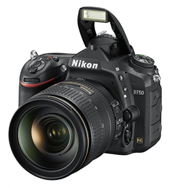 Nikon D750 SLR-Digitalkamera (24,3 Megapixel, 8,1 cm (3,2 Zoll) Display, HDMI, USB 2.0) nur Gehäuse schwarz - 11