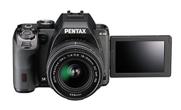 Pentax K-S2 Spiegelreflexkamera (20 Megapixel, 7,6 cm (3 Zoll) LCD-Display, Full-HD-Video, Wi-Fi, GPS, NFC, HDMI, USB 2.0) Double-Zoom-Kit inkl. 18-50mm und 50-200mm WR-Objektiv schwarz - 6