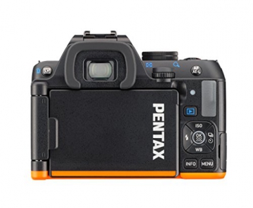 Pentax K-S2 Spiegelreflexkamera (20 Megapixel, 7,6 cm (3 Zoll) LCD-Display, Full-HD-Video, Wi-Fi, GPS, NFC, HDMI, USB 2.0) Kit inkl. 18-135mm WR-Objektiv schwarz/orange - 2