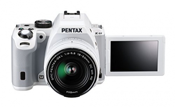 Pentax K-S2 Spiegelreflexkamera (20 Megapixel, 7,6 cm (3 Zoll) LCD-Display, Full-HD-Video, Wi-Fi, GPS, NFC, HDMI, USB 2.0) Kit inkl. 18-50mm WR-Objektiv weiß - 3